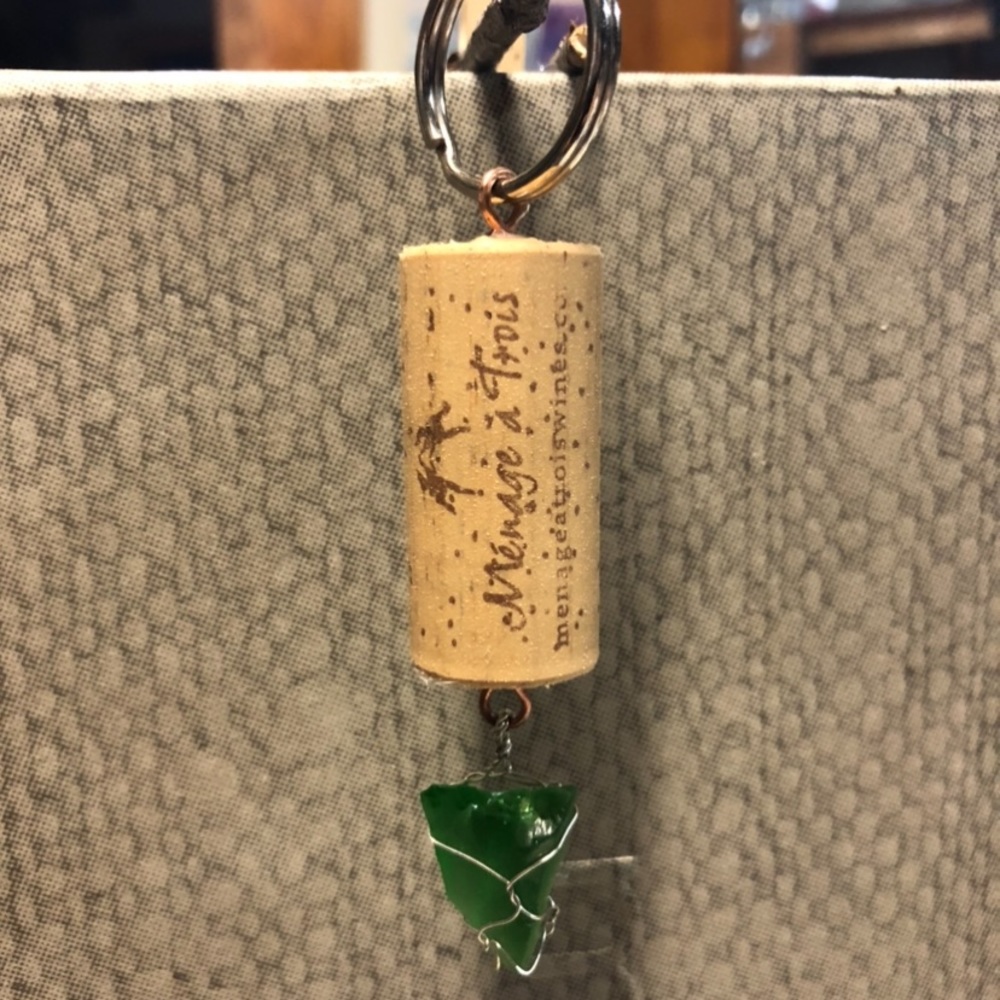 Cork keychain!